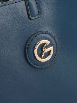 BORSA A SPALLA DONNA - GATTINONI ROMA BLU - BINTD8156WZT 5