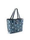 BORSA A SPALLA DONNA - GATTINONI ROMA BLU - BINTD8156WZT 6