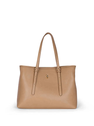 BORSA A SPALLA DONNA - US POLO ASSN. BEIGE - BIU4B8935WVP