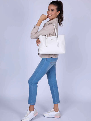 WOMEN'S SHOULDER BAG - US POLO ASSN. WHITE - BIU4B8935WVP 4