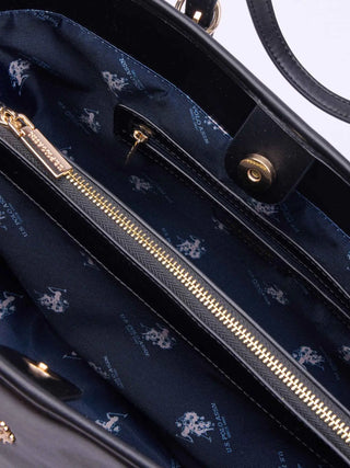 BORSA A SPALLA DONNA - US POLO ASSN. NERO - BIU4B8935WVP 3