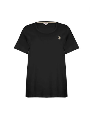 WOMEN'S T-SHIRT - US POLO ASSN. BLACK - US43354001 1