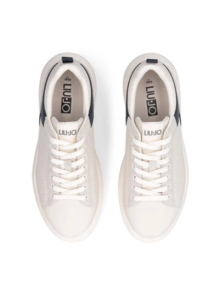 MEN'S SNEAKERS - LIU-JO WHITE-BLUE - 7B6001PX355 4