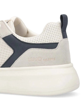 MEN'S SNEAKERS - LIU-JO WHITE-BLUE - 7B6001PX355 5
