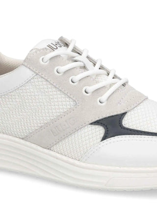 MEN'S SNEAKERS - LIU-JO WHITE-BLUE - 7B6005PX029 5