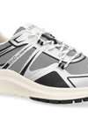 MEN'S SNEAKERS - LIU-JO SILVER-BLACK - 7B6009TX519 5