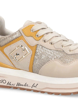 WOMEN'S SNEAKERS - LIU-JO BEIGE - BA6009PX077 5