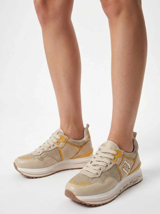 WOMEN'S SNEAKERS - LIU-JO BEIGE - BA6009PX077 6