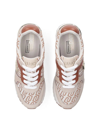 WOMEN'S SNEAKERS - LIU-JO BEIGE - BA6019PX617 4
