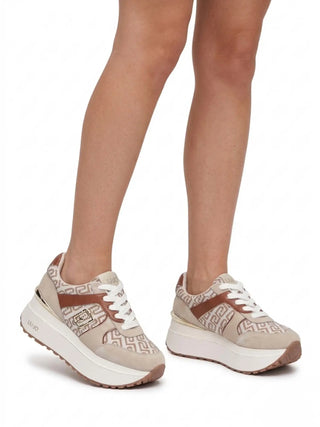 WOMEN'S SNEAKERS - LIU-JO BEIGE - BA6019PX617 6