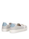 WOMEN'S SLIP-ONS - LIU-JO WHITE-LIGHT BLUE - BA6061EX339 3