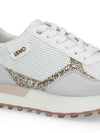 WOMEN'S SNEAKERS - LIU-JO WHITE-GOLD - BA6065TX524 5