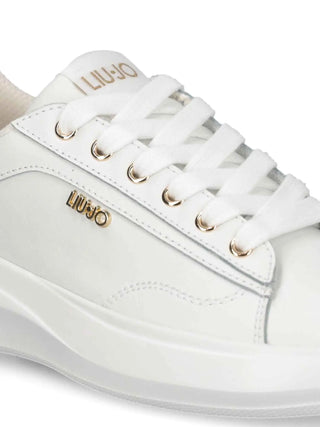WOMEN'S SNEAKERS - LIU-JO WHITE-BLACK - BA6069P0102 5