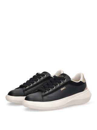 WOMEN'S SNEAKERS - LIU-JO BLACK-GOLD - BA6069P0304 2