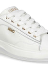WOMEN'S SNEAKERS - LIU-JO WHITE-GOLD - BA6069PX026 5