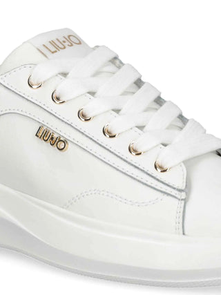 WOMEN'S SNEAKERS - LIU-JO WHITE-GOLD - BA6069PX026 5