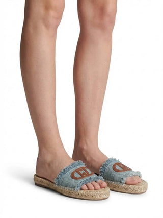 WOMEN'S FLAT SHOES - LIU-JO LIGHT BLUE - SA6099TX523 5