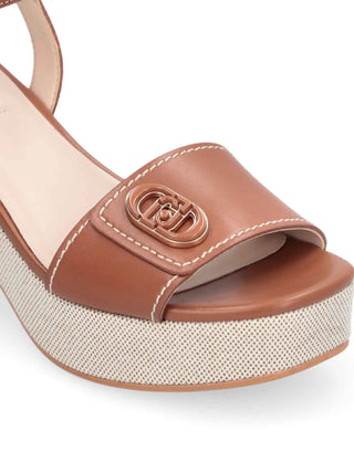 SANDALO DONNA - LIU-JO CUOIO - SA6119P0102 4