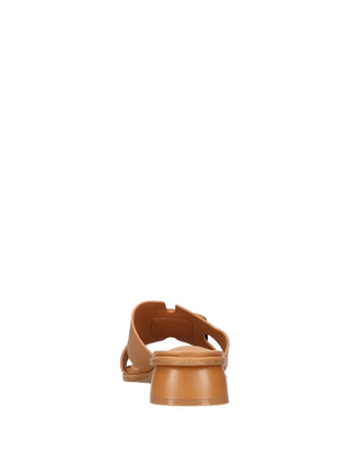 WOMAN'S SLIP-ON - NAZARENO GABRIELLI CAMEL - 3135 5