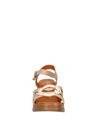 WOMEN'S SANDAL - MNG COLLECTION BEIGE - 3842 3