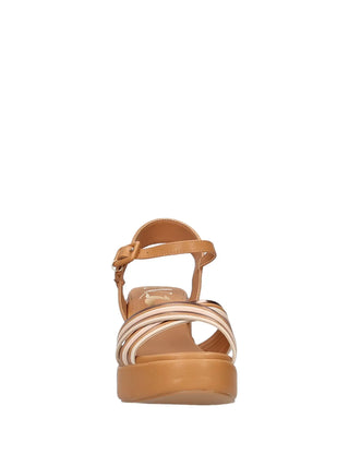 SANDALO DONNA - NAZARENO GABRIELLI CAMEL - 6123 3