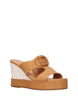 WOMAN'S SLIPPER - NAZARENO GABRIELLI CAMEL - 7317 2
