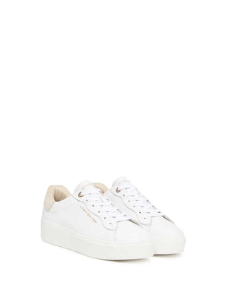 WOMEN'S SNEAKERS - TOMMY HILFIGER WHITE- CREAM - FW0FW09021 2