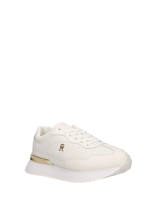 WOMEN'S SNEAKERS - TOMMY HILFIGER WHITE-ECRU - FW0FW09033 2