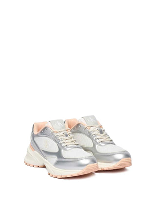 WOMEN'S SNEAKERS - CALVIN KLEIN WHITE-SILVER - YW0YW02063 2