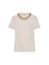 WOMEN'S T-SHIRT - SILVIAN HEACH WHITE - GPP26074TS 1