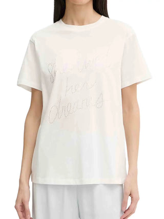 WOMEN'S T-SHIRT - SILVIAN HEACH WHITE - GPP26412TS