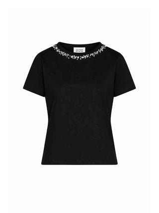 WOMEN'S T-SHIRT - SILVIAN HEACH BLACK - GPP26449TS