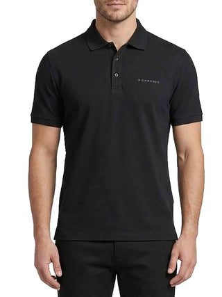 MEN'S POLO SHIRT - JOHN RICHMOND BLACK - UMP26035PO