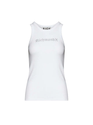 WOMEN'S TANK TOP - JOHN RICHMOND WHITE - UWP26003CN