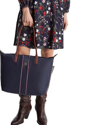 WOMEN'S TOTE - TOMMY HILFIGER BLUE - AW0AW17706 5