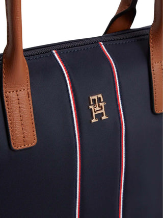 WOMEN'S TOTE BAG - TOMMY HILFIGER BLUE - AW0AW17707 4