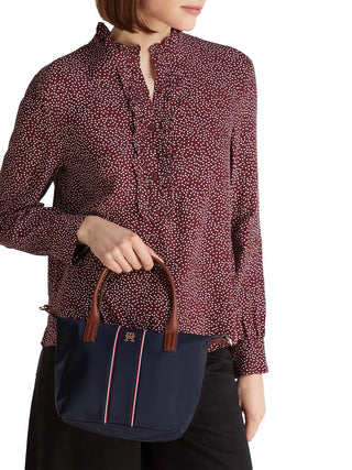 WOMEN'S TOTE BAG - TOMMY HILFIGER BLUE - AW0AW17707 5