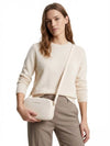 WOMEN'S SHOULDER BAG - TOMMY HILFIGER CREAM - AW0AW18115 4