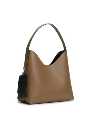 WOMEN'S SHOULDER BAG - TOMMY HILFIGER TAUPE - AW0AW18140 2