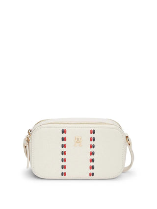 WOMEN'S SHOULDER BAG - TOMMY HILFIGER CREAM - AW0AW18153
