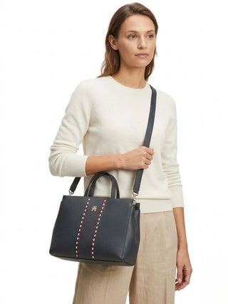 WOMEN'S HANDBAG - TOMMY HILFIGER BLUE - AW0AW18155 5