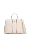 WOMEN'S HANDBAG - TOMMY HILFIGER CREAM - AW0AW18155 1