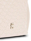 WOMEN'S HANDBAG - TOMMY HILFIGER CREAM - AW0AW18160 4