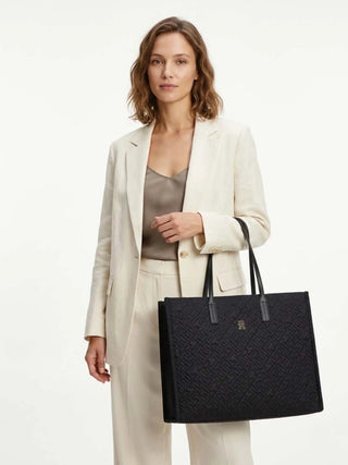 WOMEN'S TOTE - TOMMY HILFIGER BLACK - AW0AW18163 5