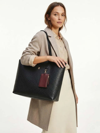 WOMEN'S TOTE - TOMMY HILFIGER BLUE - AW0AW18174 5