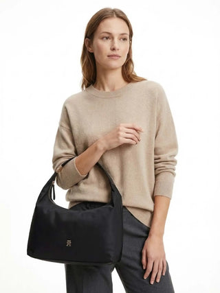 WOMEN'S HOBO - TOMMY HILFIGER BLACK - AW0AW18229 5