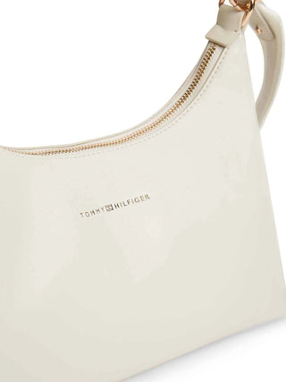 WOMEN'S SHOULDER BAG - TOMMY HILFIGER CREAM - AW0AW18373 4