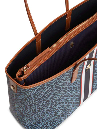 WOMEN'S TOTE BAG - TOMMY HILFIGER BLUE - AW0AW18390 3