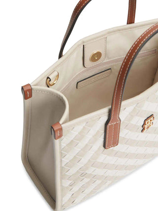 WOMEN'S TOTE BAG - TOMMY HILFIGER NATURAL - AW0AW18393 3
