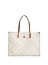 WOMEN'S TOTE BAG - TOMMY HILFIGER NATURAL - AW0AW18394 1